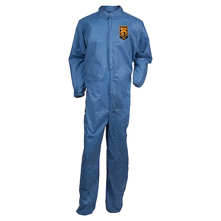 Kleenguard Collared Coveralls, 5XL, Blue, SMMMS, PK20 23998