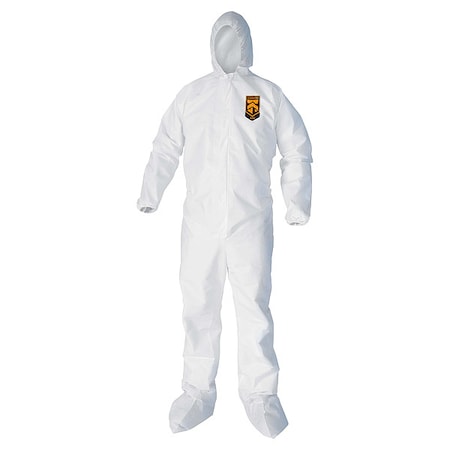 Kleenguard Coveralls, 6XL, Wht, KleenGuard A40, PK25 30934