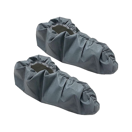 Kleenguard Disposable Shoe Covers, Microforce Fabric, White, Slip Resistant Sole: Yes , S 51136
