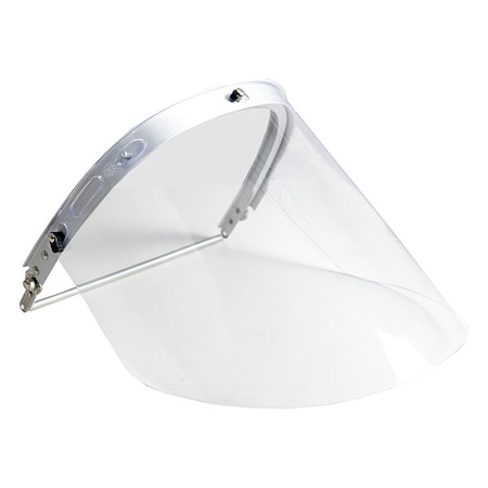 Bullard Face Shield, Clear Visor, 8 in Height, Pinlock, Ratchet Suspension A100G840M