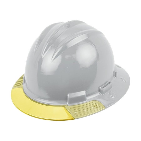 Bullard Full Brim Hard Hat, HDPE, 4 Point Ratchet, Type 1, Class E, Gray AVGGRYCS