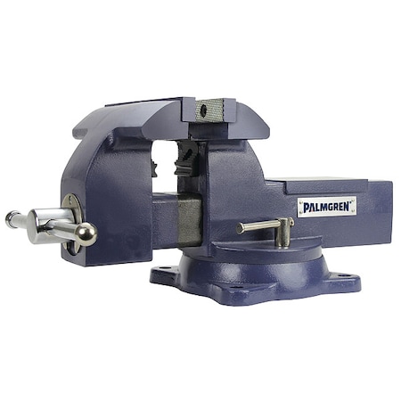 Palmgren Combination Vise, 5"x4", Knurled 9629744