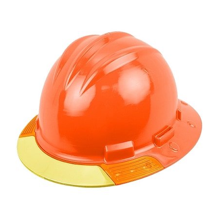 Bullard Full Brim Hard Hat, HDPE, 4 Point Ratchet, Type 1, Class E, Orange AVHORYCS