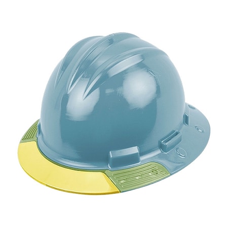 Bullard Full Brim Hard Hat, HDPE, 4 Point Ratchet, Type 1, Class E, Aqua AVSLRYCS