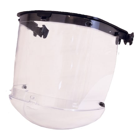 Bullard Face Shield, Dark Green Visor, 8 in Height, Pinlock, Ratchet Suspension A400840PX2W3CP1