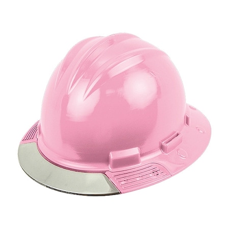 Bullard Full Brim Hard Hat, HDPE, 4 Point Ratchet, Type 1, Class E, Pink AVLPRCCS