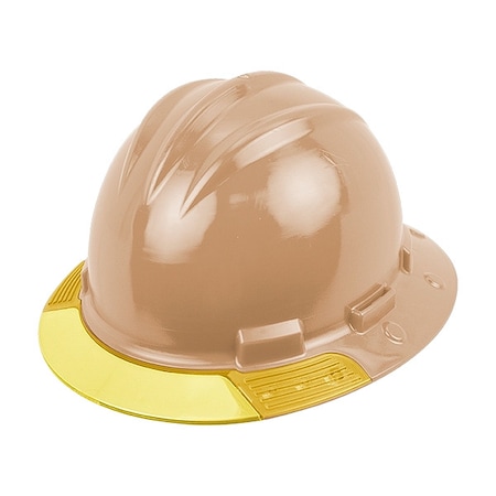 Bullard Full Brim Hard Hat, HDPE, 4 Point Ratchet, Type 1, Class E, Tan AVTNRCCS