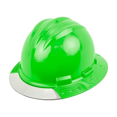 Bullard Full Brim Hard Hat, HDPE, 4 Point Ratchet, Type 1, Class E, Green AVHGRCCS