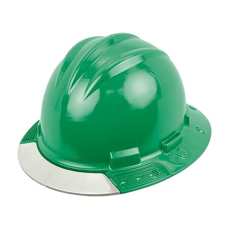 Bullard Full Brim Hard Hat, HDPE, 4 Point Ratchet, Type 1, Class E, Green AVKGRCCS