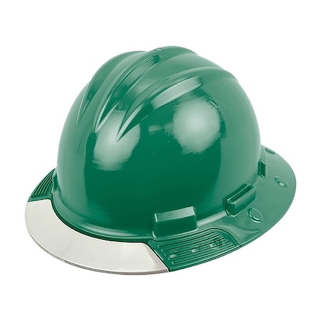 Bullard Full Brim Hard Hat, HDPE, 4 Point Ratchet, Type 1, Class E, Green AVFGRCCS