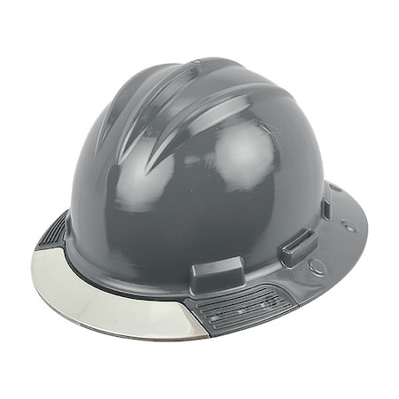 Bullard Full Brim Hard Hat, HDPE, 4 Point Ratchet, Type 1, Class E, Gray AVDGRCCS