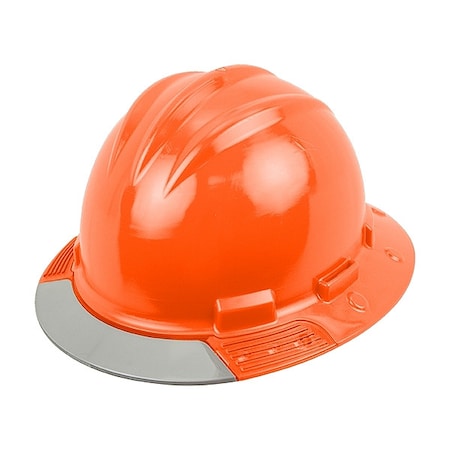 Bullard Full Brim Hard Hat, HDPE, 4 Point Ratchet, Type 1, Class E, Orange AVHORGCS