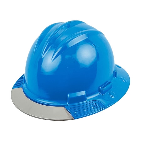 Bullard Full Brim Hard Hat, HDPE, 4 Point Ratchet, Type 1, Class E, Blue AVPBRGCS