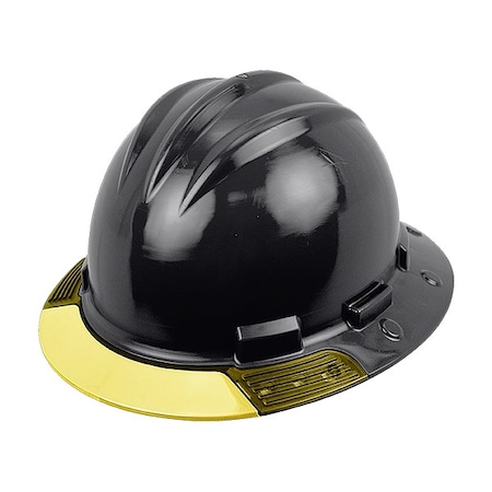 Bullard Full Brim Hard Hat, HDPE, 4 Point Ratchet, Type 1, Class E, Black AVBKRYCS