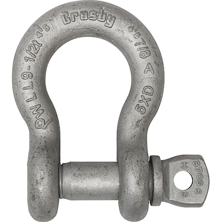 Crosby Anchor Shackle, 36,000 lb, Alloy Steel 1017626