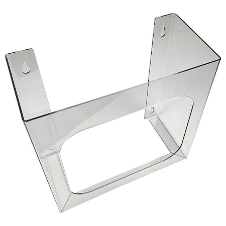 Condor Bouffant/Shoe Cover Dispenser, PETG, Clear, 11 7/32 in 817GZ2