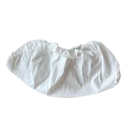 Condor Disposable Shoe Covers, Microporous Film Laminate, White, Slip Resistant Sole: No , XL 817J86