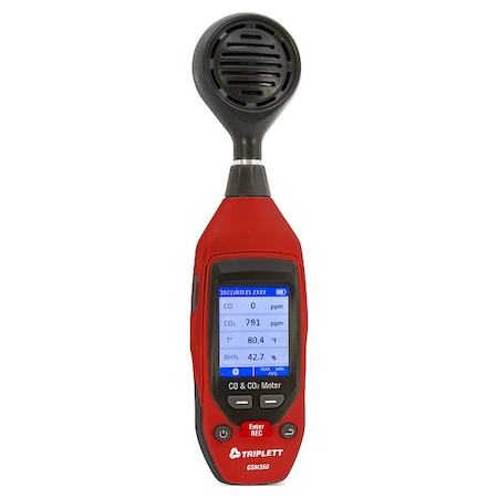 Triplett Gas Analyzers, 32 F to 122 F, LCD GSM350