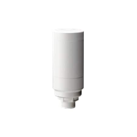 Patlite Tower Base Unit, 24V DC, 2 3/8 in Dia., 4 15/16 in Height, LR6+FB295 Series LR6-02WCNW+FB295