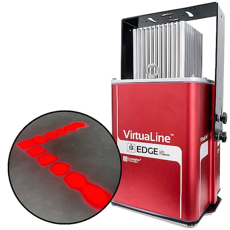 Laserglow Technologies Fixed Image Projector, Chevron Pattern - Dots, 10 in W, 17 in H, Wall/Ceiling HVER811XX