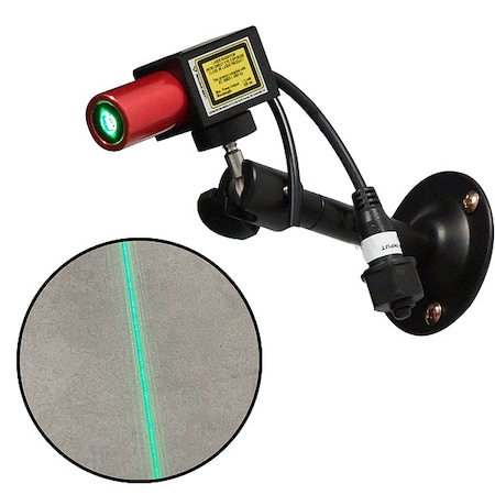 Laserglow Technologies Laser Module, Straight Line, 1 in W, 3 in H, Wall/Ceiling HDLG40XXX