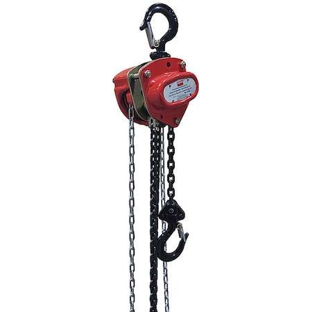 Dayton Manual Chain Hoist, 500 lb Cap. 817PD0