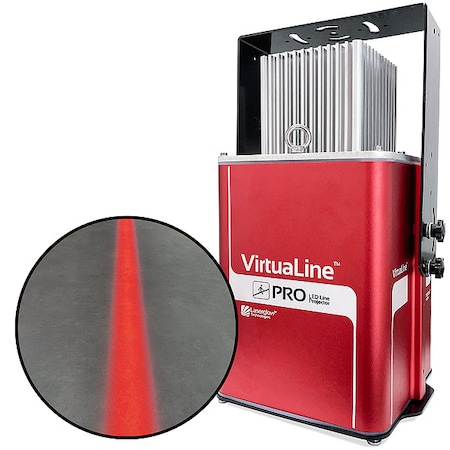 Laserglow Technologies Fixed Image Projector, Straight Line, 10 in W, 17 in H, Wall/Ceiling HVPR87XX2