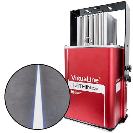 Laserglow Technologies Fixed Image Projector, Straight Line, 10 in W, 17 in H, Wall/Ceiling HVTW85XXX