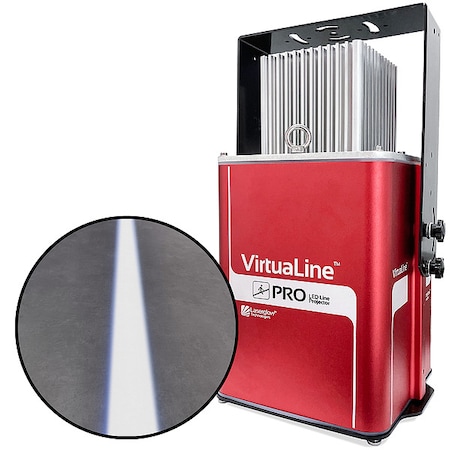 Laserglow Technologies Fixed Image Projector, Straight Line, 10 in W, 17 in H, Wall/Ceiling HVPW87XX2