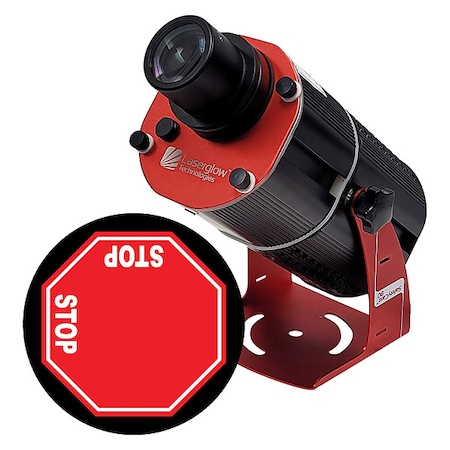 Laserglow Technologies Fixed Image Projector, 2 Way Stop - Adjacent, 6 in W, 18 in H, Wall/Ceiling HSV8F203X