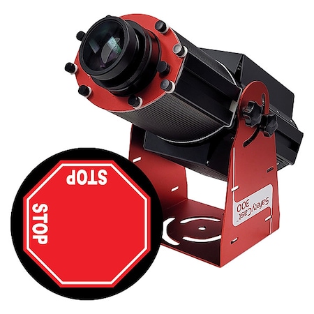 Laserglow Technologies Fixed Image Projector, 2 Way Stop - Adjacent, 9 in W, 34 in H, Wall/Ceiling HSV3F204X