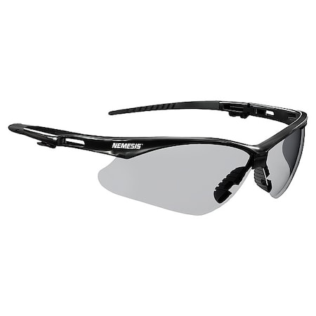 Kleenguard V30 Nemesis, Safety Glasses, Anti-Fog, Smoke Lens, Black Frame, Half-Frame 55391