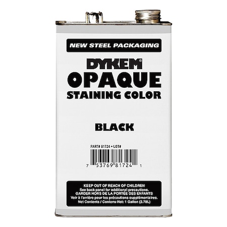 Dykem Opaque Staining Color, Gallon, Black 81724