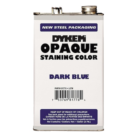 Dykem Opaque Staining Color, Gallon, Dark Blue 81778