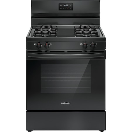 Frigidaire Gas Oven Range, Black FCRG3051BB
