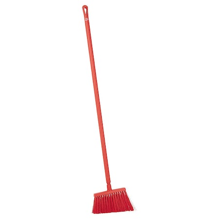 Remco 11 3/8 in Sweep Face Angle Broom, Stiff, Red 29144/29604
