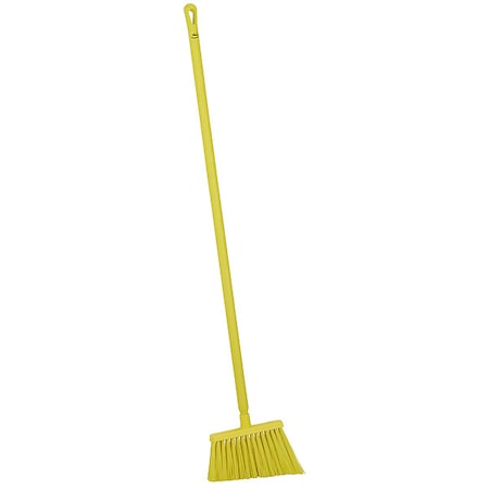 Remco 11 3/8 in Sweep Face Angle Broom, Stiff, Yellow 29146/29606