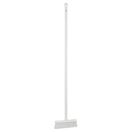 Remco 12 in Sweep Face Push Broom, Medium, White 31665/29625