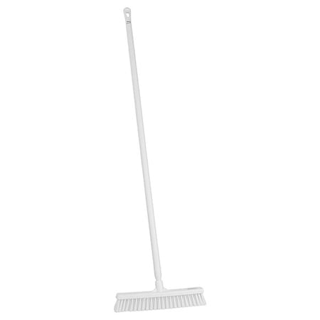 Remco 16 in Sweep Face Push Broom, Medium, White 31795/29625