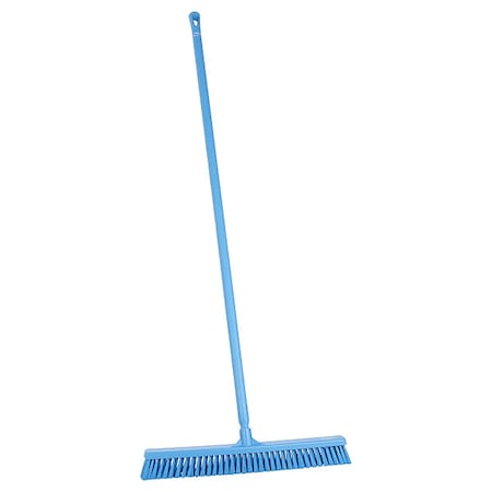 Remco 24 in Sweep Face Push Broom, Soft, Blue 31993/29623