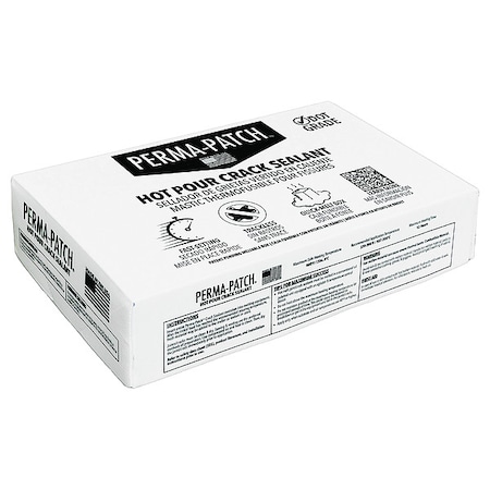 Perma-Patch Crack Filler, Ambient, 30 lb, Gray PPCS-GRAY-MB