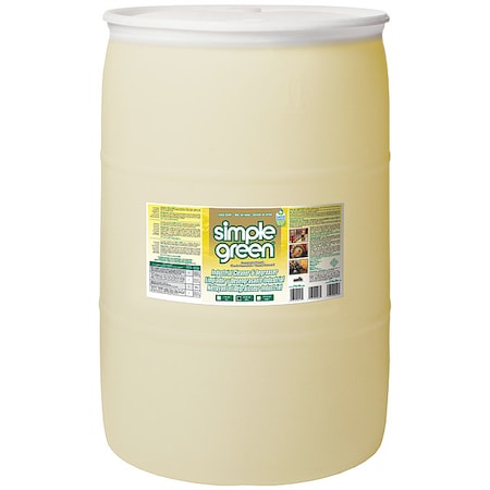 Simple Green Cleaner/Degreaser, 55 gal Drum, Liquid 3000000114055