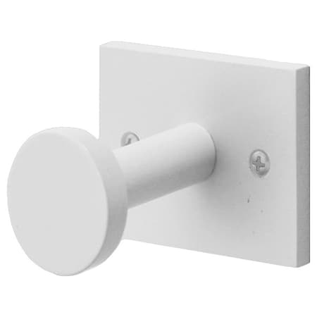 Glaro Garment Hook, 3 1/2 in W, Aluminum D1-WH