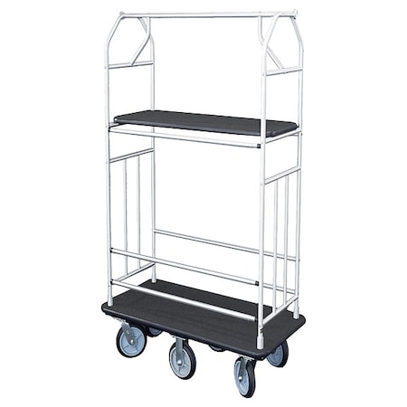 Glaro Bellman Cart, Black, 41 in L 5460-SA