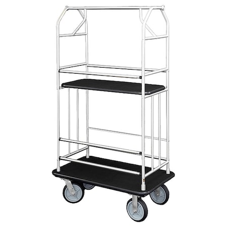 Glaro Bellman Cart, Black, 41 in L 5440-SA