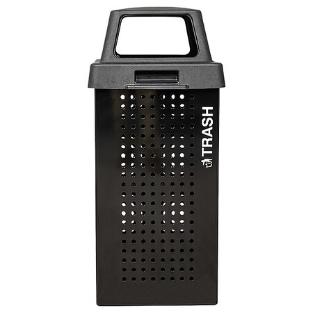 Tough Guy Trash Can, Galvannealed Steel, Steel 821X63