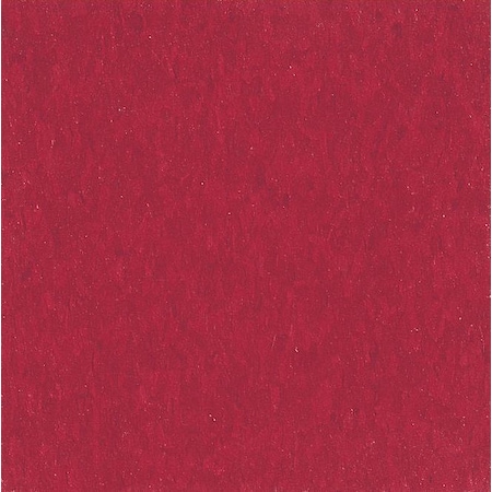 Armstrong Vinyl Floor Tiles, 12 in W, Cherry Red 51816031