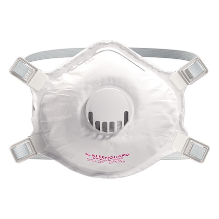 Kleenguard Disposable Respirator, P100, Molded, Adjustable, Molded Nose Bridge, Universal 55400