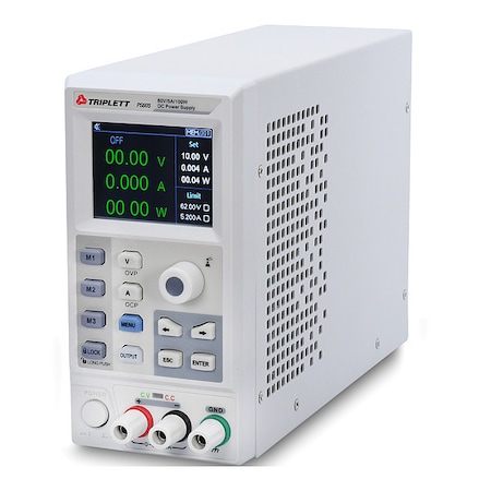 Triplett DC Power Supply, LCD Ring, 100 W, 10" D PS605-NIST
