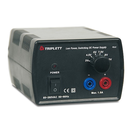 Triplett DC Power Supply, 4.3" H Ring, 18 W, 5.5" D PS12